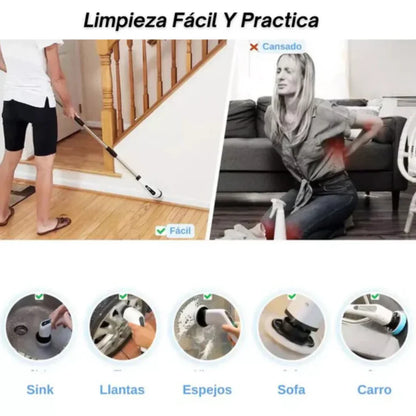 CEPILLO DE LIMPIEZA ELECTRICO PRO-MULTIUSOS